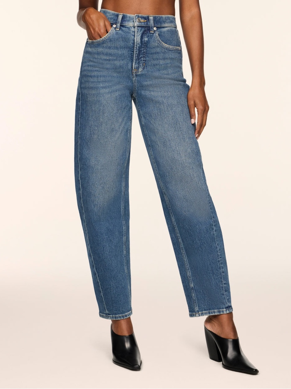 SPANXshape® Authentic 360 Barrel Leg Jeans XS